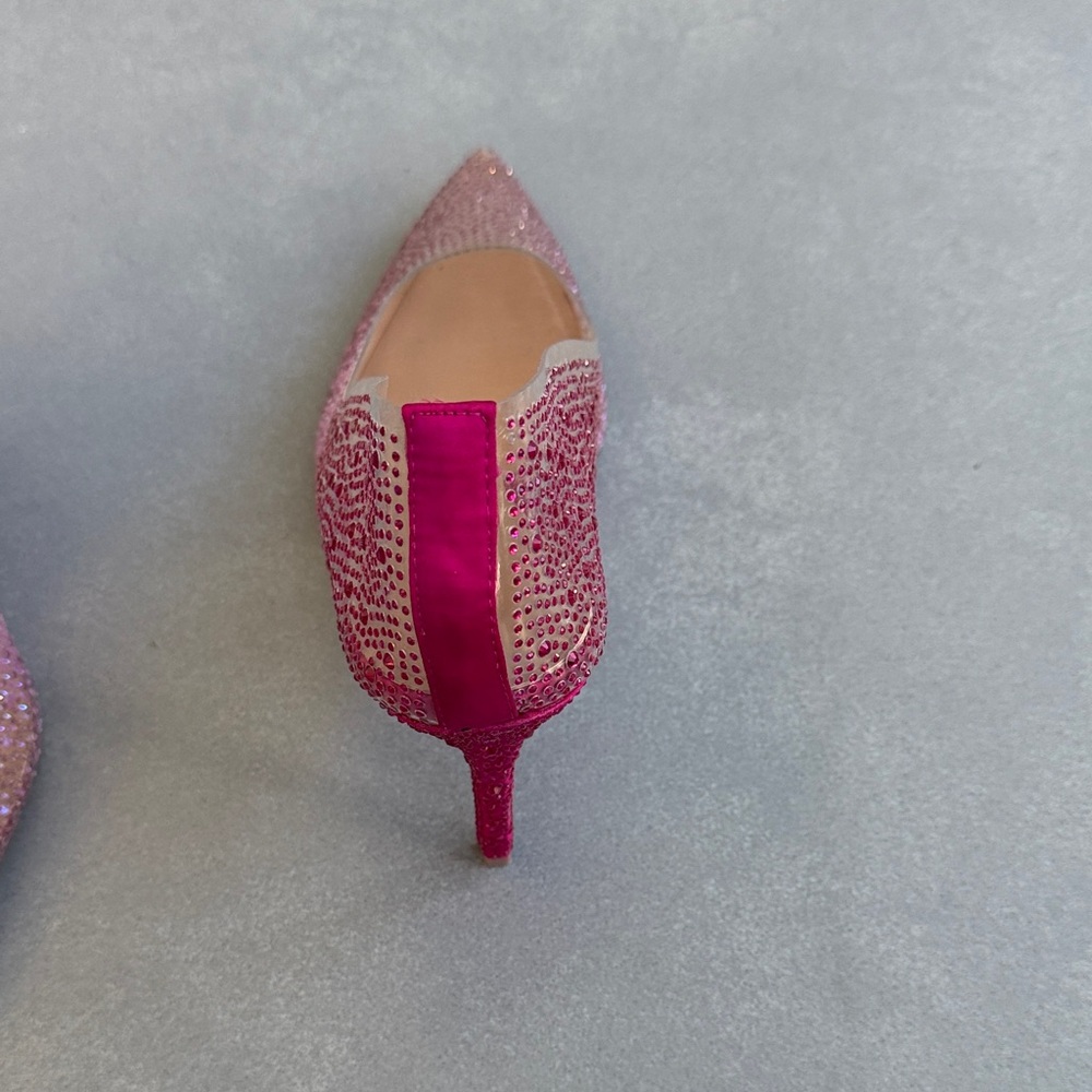 Carvela Sparkling Pink Heels - Picture 3 of 6